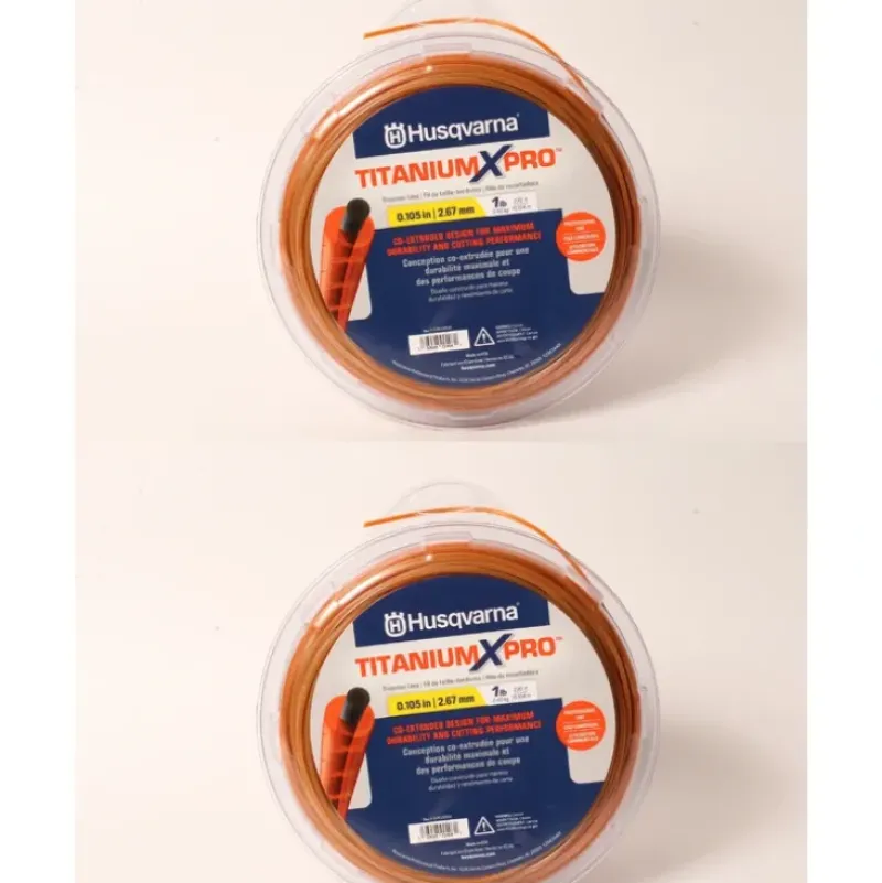 Store 2 PK Husqvarna 529337612 Titanium XPro Round Trimmer Line 230' 1lb Spool .105" - Explore Premium Parts & Accessories for All Motor Vehicle Models Husqvarna Parts Genuine OEM