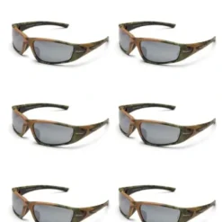 Outlet 6 PK Husqvarna 501234504 Woodland Safety Glasses Camo Frame Smoke Lens - Explore Premium Parts & Accessories for All Motor Vehicle Models Husqvarna Parts Genuine OEM