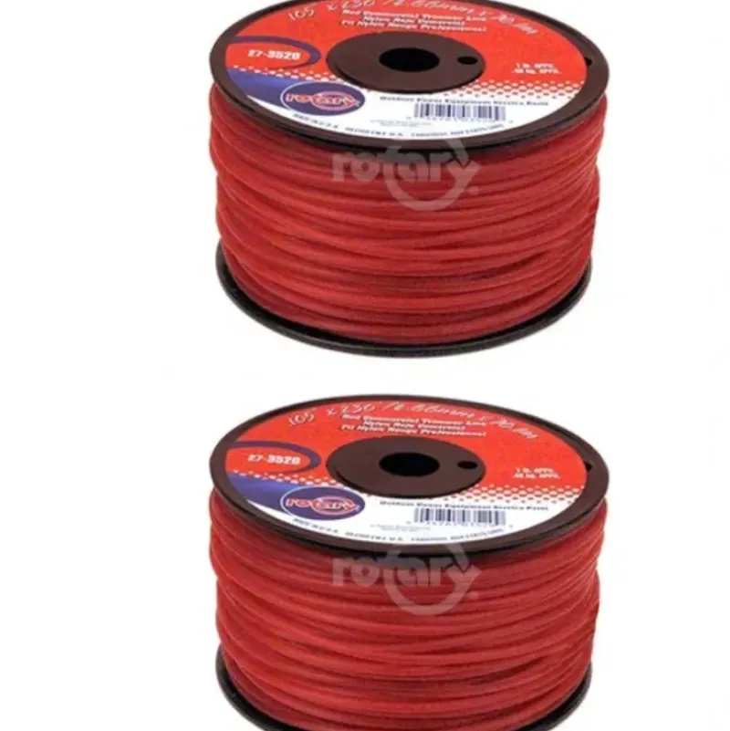 Shop 2 PK Rotary 3520 1 LB Spool 230' Red Commercial Round Trimmer Line .105" - Explore Premium Parts & Accessories for All Motor Vehicle Models Rotary Parts & Accessories