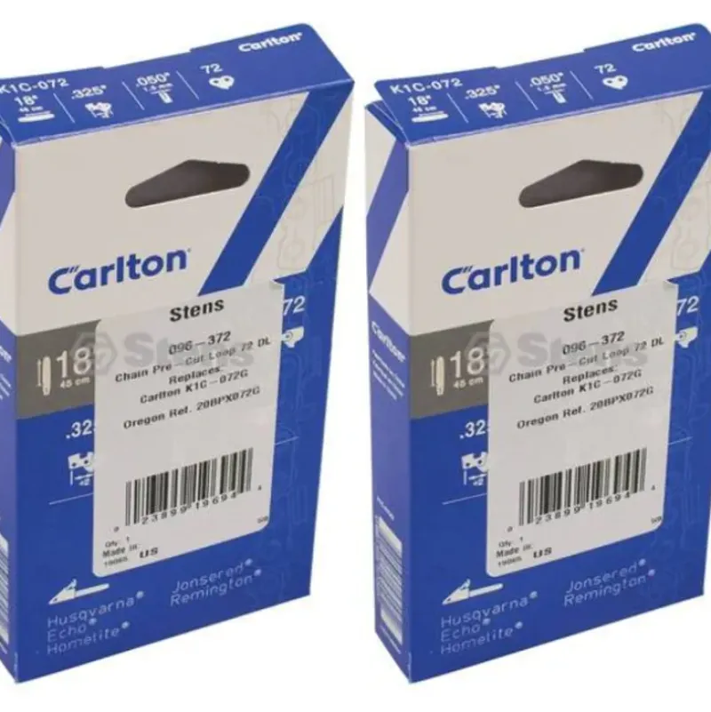 Store 2PK Stens 096-372 Chain Pre-Cut Loop 72 DL K1C-072G .325" .050 S-Chisel Standard - Explore Premium Parts & Accessories for All Motor Vehicle Models Stens Parts & Accessories