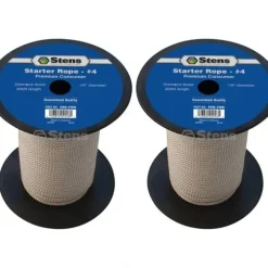 Best 2 PK Stens 145-700 Diamond Braid Starter Rope 200' Spool Size 4 Dia 1/8" - Explore Premium Parts & Accessories for All Motor Vehicle Models Stens Parts & Accessories