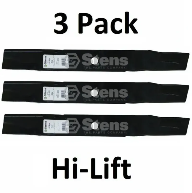 New 3 Pk Stens 330-453 Hi-Lift Blade Fits John Deere M135881 M139976 M148613 M159047 - Explore Premium Parts & Accessories for All Motor Vehicle Models Stens Parts & Accessories