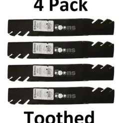 Hot 4 Pk Stens 302-612 Toothed Mower Blade Fits Exmark 116-6358 Toro 116-6358-03 30" - Explore Premium Parts & Accessories for All Motor Vehicle Models Stens Parts & Accessories