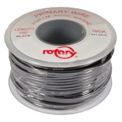 Rotary Parts & Accessories|Rotary 6816 Primary Wire Black 16 Awg 100' - Explore Premium Parts & Accessories for All Motor Vehicle Models