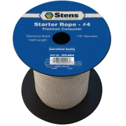 Stens Parts & Accessories|Stens 145-604 Diamond Braid Starter Rope 100' Spool Size #4 Dia 1/8" - Explore Premium Parts & Accessories for All Motor Vehicle Models