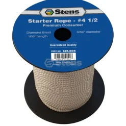 Stens Parts & Accessories|Stens 145-608 Diamond Braid Starter Rope 100' Spool Size 4-1/2 Dia 9/64" - Explore Premium Parts & Accessories for All Motor Vehicle Models