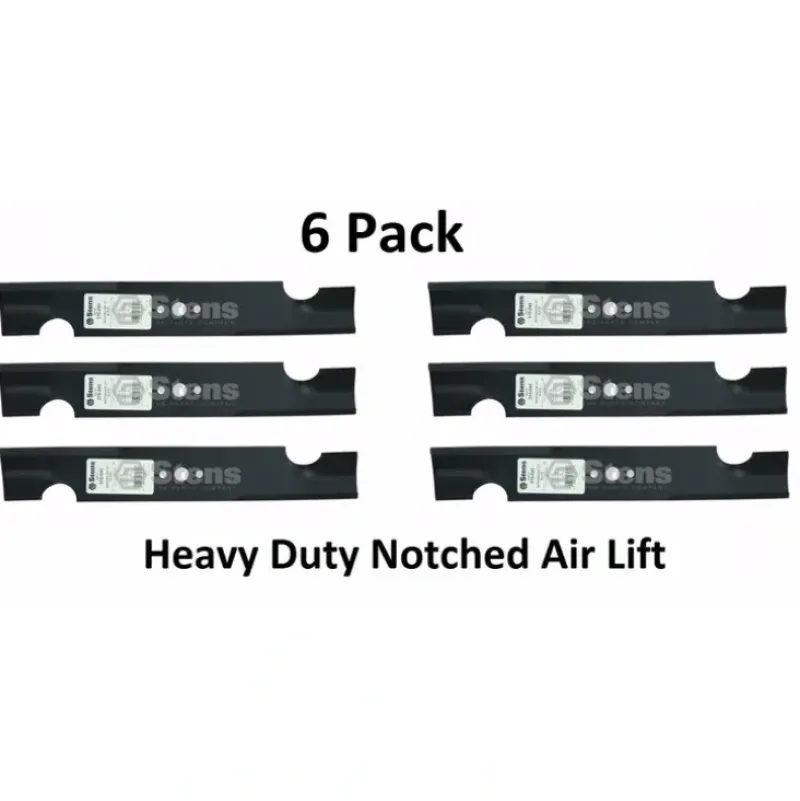 Sale 6 Stens 310-045 HD Notched Air Lift Blades For Bobcat 112111-01 32061A 2722543-1 - Explore Premium Parts & Accessories for All Motor Vehicle Models Stens Parts & Accessories