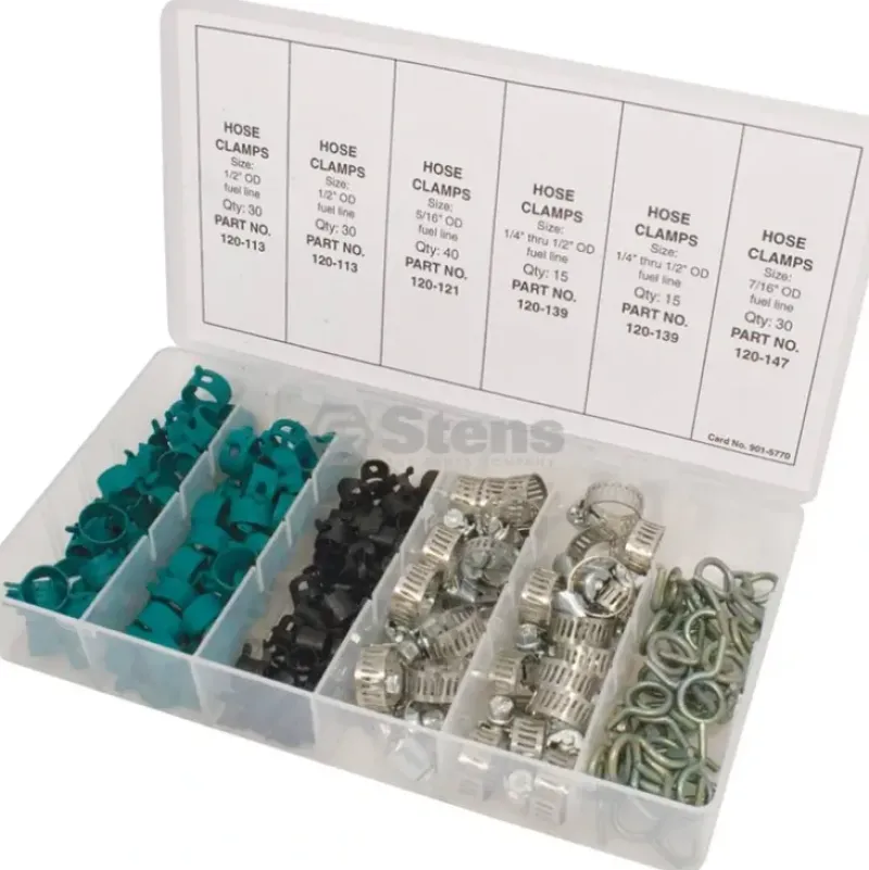 Stens Parts & Accessories|Stens 415-170 Hose Clamp Assortment 160 Piece Kit - Explore Premium Parts & Accessories for All Motor Vehicle Models