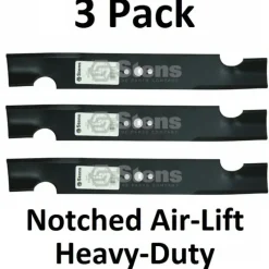 Sale 3 Stens 310-052 Notched Air-Lift Blades Fits Snapper 7075751BZYP 7-7344 1-7037 - Explore Premium Parts & Accessories for All Motor Vehicle Models Stens Parts & Accessories