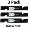 Best Sale 3 Stens 335-168 Notched Air Lift Blades Fits Husqvarna 539100340 Jacobsen 390666 - Explore Premium Parts & Accessories for All Motor Vehicle Models Stens Parts & Accessories