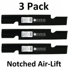 Sale 3 Stens 340-121 Notched Air Lift Blades For Simplicity 5021227 A48185 5021227SM - Explore Premium Parts & Accessories for All Motor Vehicle Models Stens Parts & Accessories