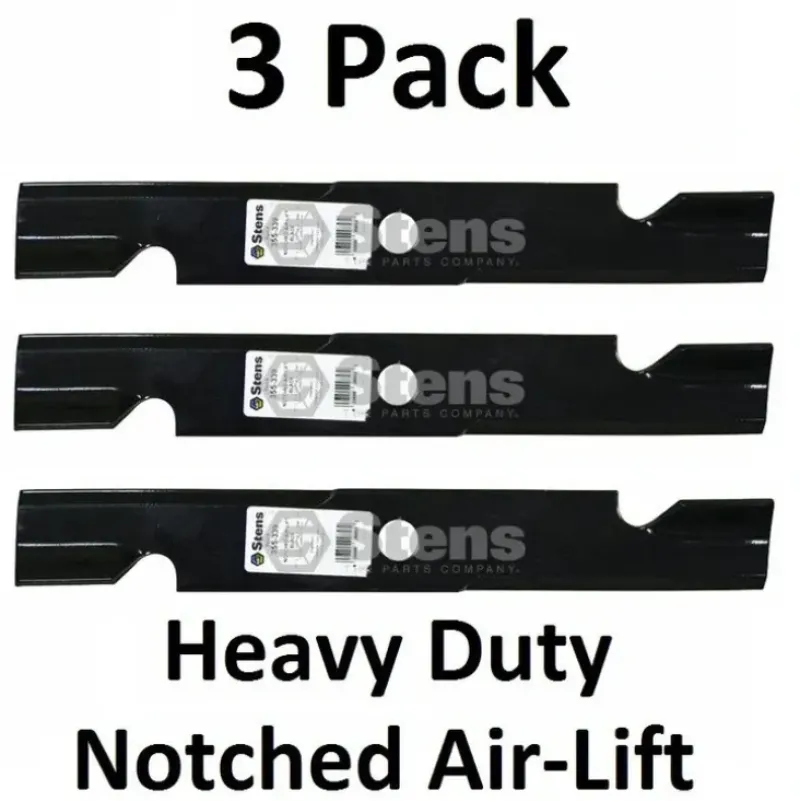Best Sale 3 Stens 355-339 Notched Air-Lift Blades Fits Exmark 103-6402-S 103-6397 103-6392 - Explore Premium Parts & Accessories for All Motor Vehicle Models Stens Parts & Accessories