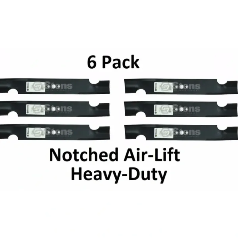 Sale 6 Stens 310-052 Notched Air-Lift Blades Fits Exmark 103-6584-S 103-6582-S 633484 - Explore Premium Parts & Accessories for All Motor Vehicle Models Stens Parts & Accessories