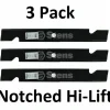 Fashion 3 Stens 355-283 Notched Hi-Lift Blades For Exmark 103-6394 103-6384 103-6404-S - Explore Premium Parts & Accessories for All Motor Vehicle Models Stens Parts & Accessories