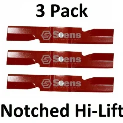 Store 3 Stens 355-419 Notched Hi-Lift Blades For Exmark 109-6462-S 109-9392-S 116-5498 - Explore Premium Parts & Accessories for All Motor Vehicle Models Stens Parts & Accessories