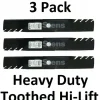 New 3 Stens 302-822 Toothed Hi-Lift Blades For Exmark 103-6403-S 116-5174-S 103-6398 - Explore Premium Parts & Accessories for All Motor Vehicle Models Stens Parts & Accessories
